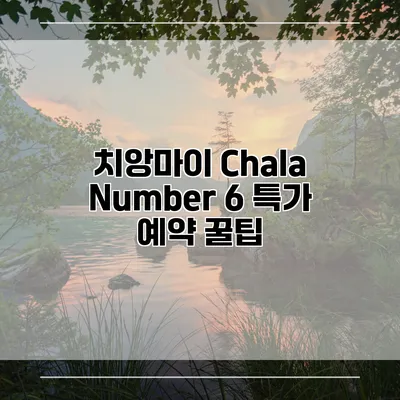 치앙마이 Chala Number 6 특가 예약 꿀팁