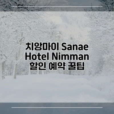 치앙마이 Sanae Hotel Nimman 할인 예약 꿀팁