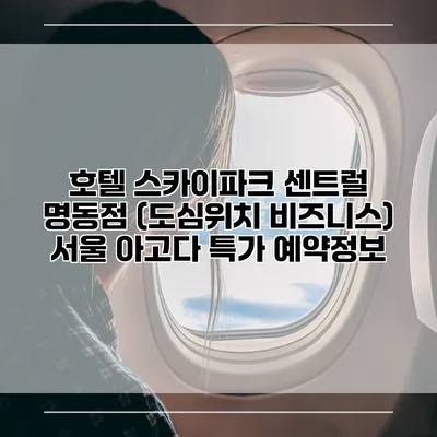 호텔 스카이파크 센트럴 명동점 (도심위치 비즈니스) 서울 아고다 특가 예약정보